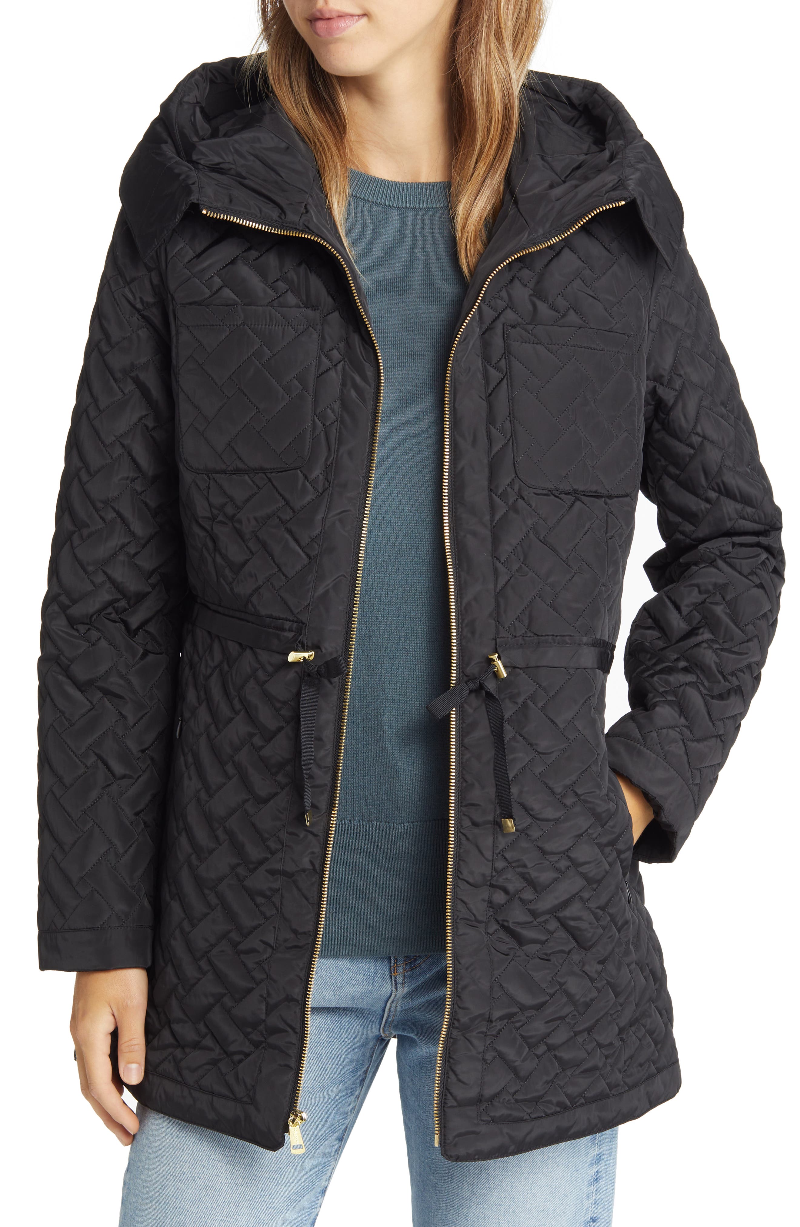 cole haan quilted jacket womens