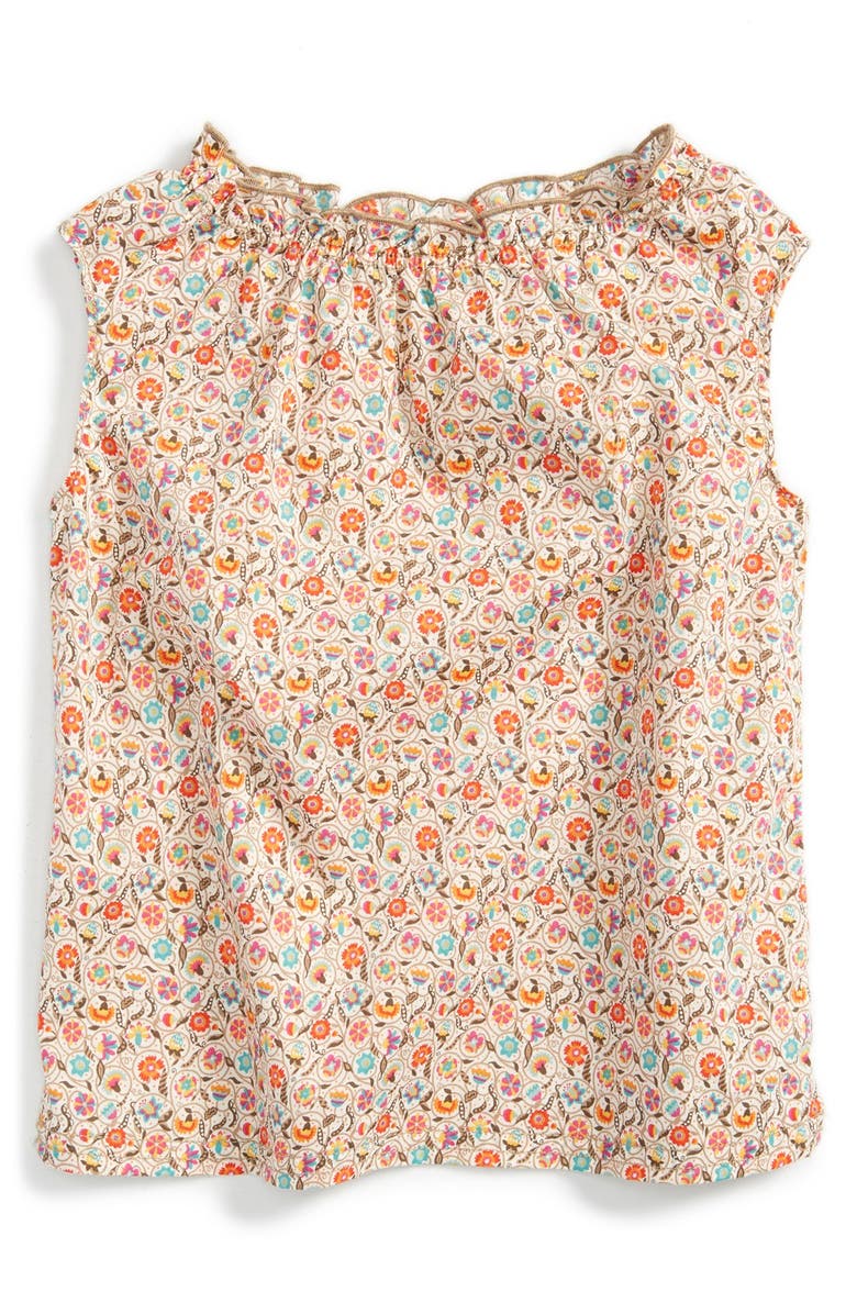 Peek 'Courtney' Floral Print Sleeveless Tunic Top (Baby Girls) | Nordstrom