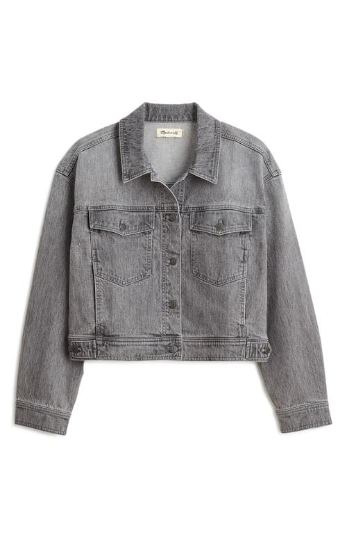 Shop Madewell Button Front Denim Jacket In Hallandale Wash