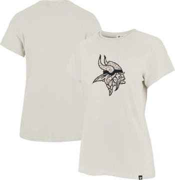Women's '47 Cream Los Angeles Rams Panthera Frankie T-Shirt