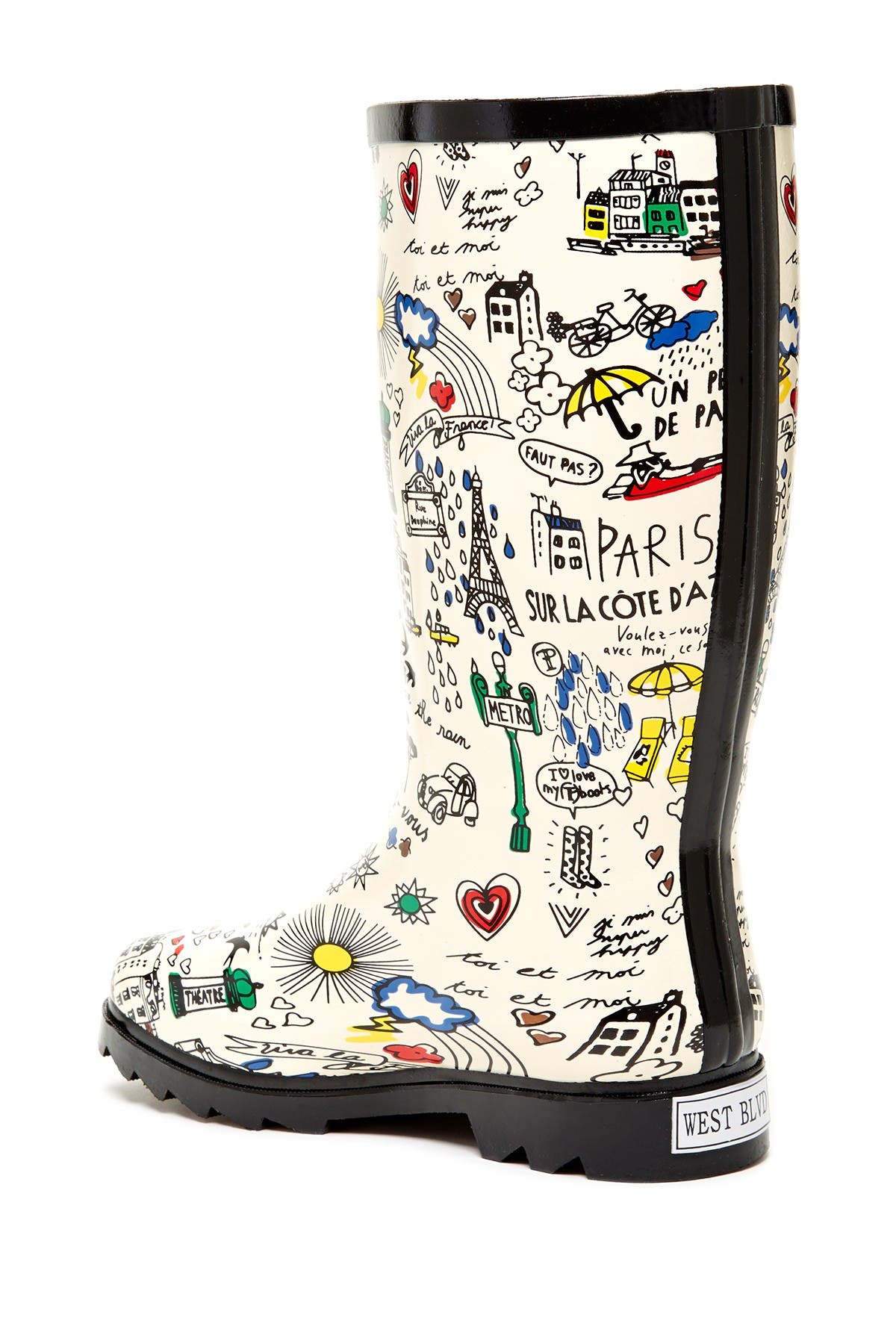 west blvd rain boots