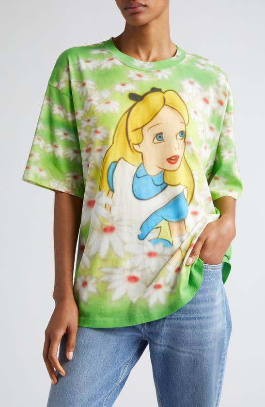 Stockholm Surfboard Club Airbrush Graphic T-shirt In Alice