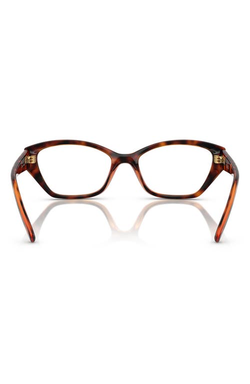Vogue 51mm Cat Eye Optical Glasses In Dark Havana
