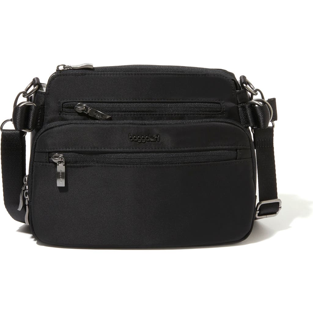 Baggallini Marais Crossbody Bag In Black Twill