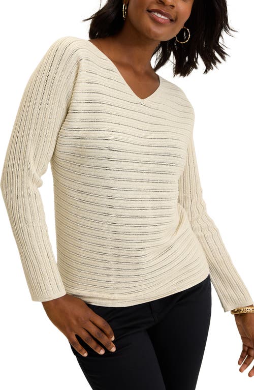 Shop Tommy Bahama Jewel Bay Mini Sequin Sweater In Coconut