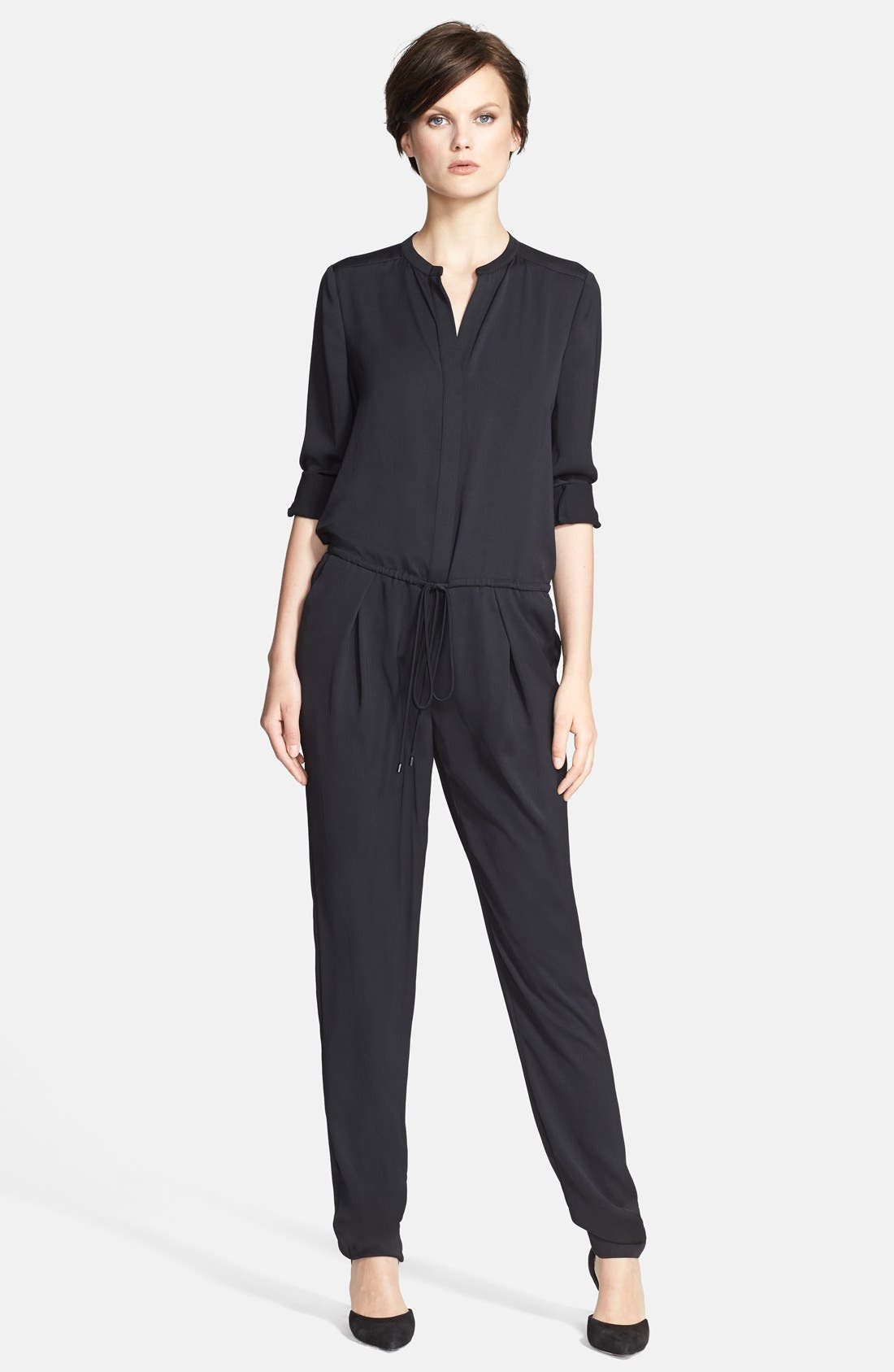 chiffon sleeve jumpsuit