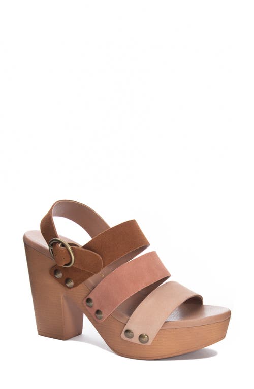 Chinese Laundry Fenny Platform Sandal in Brown Multi