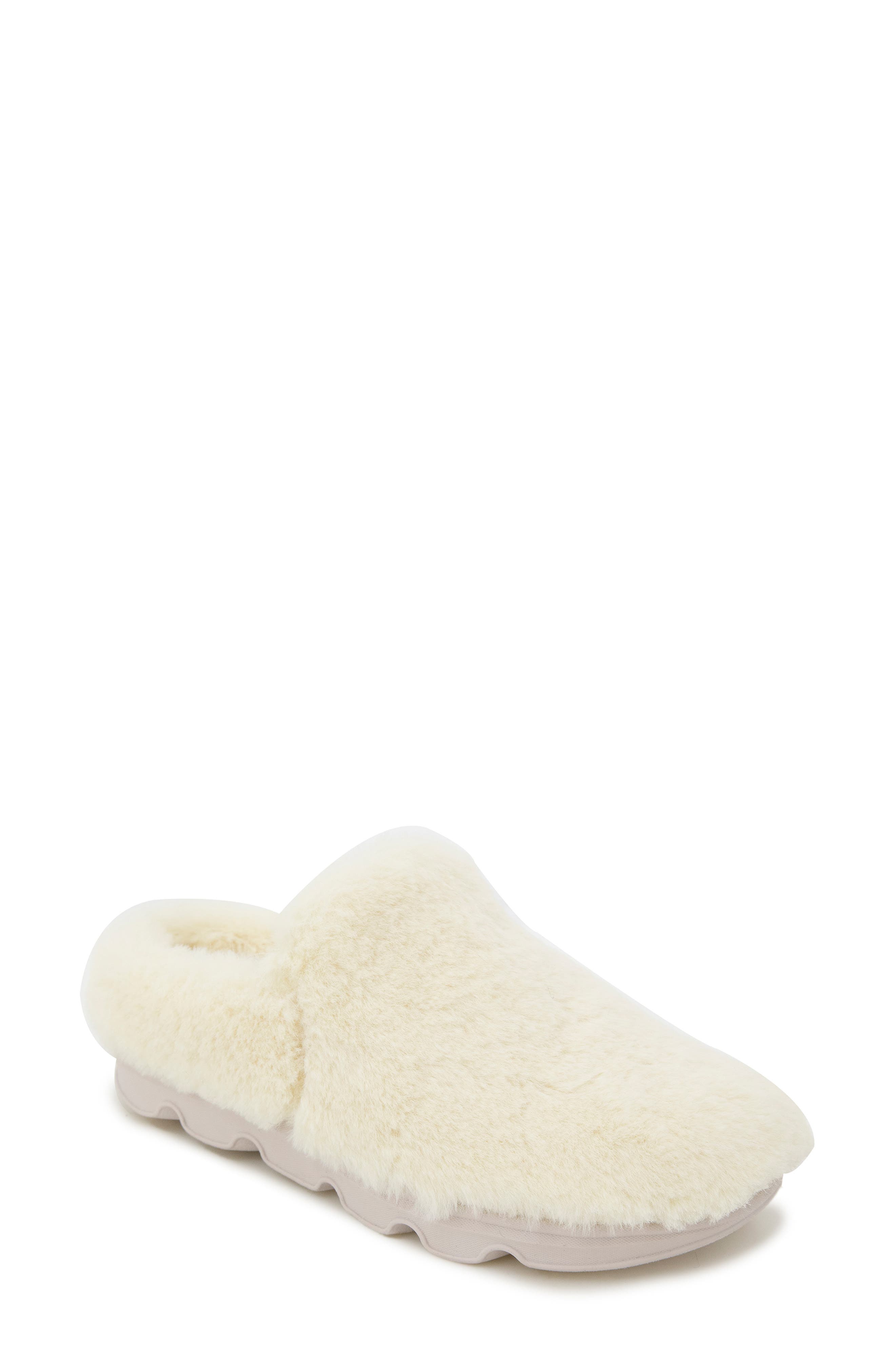 white mule slippers