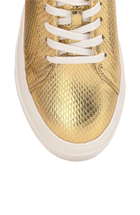 Shop Jessica Simpson Caitrona 2 Platform Sneaker In Gold