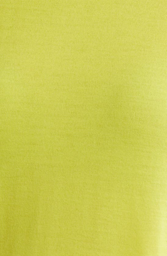 Shop Hugo Boss Falyssiasi Wool T-shirt Sweater In Tennis Yellow