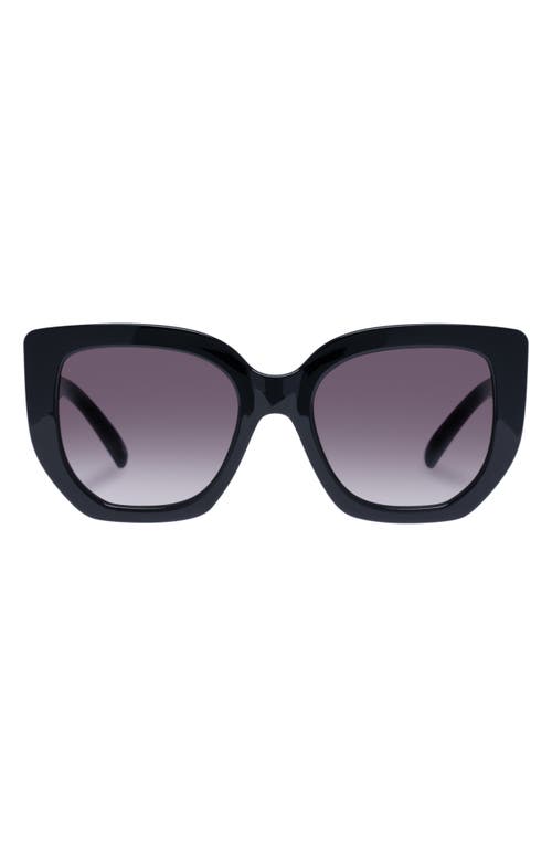 Euphoria 52mm Gradient Square Sunglasses in Black