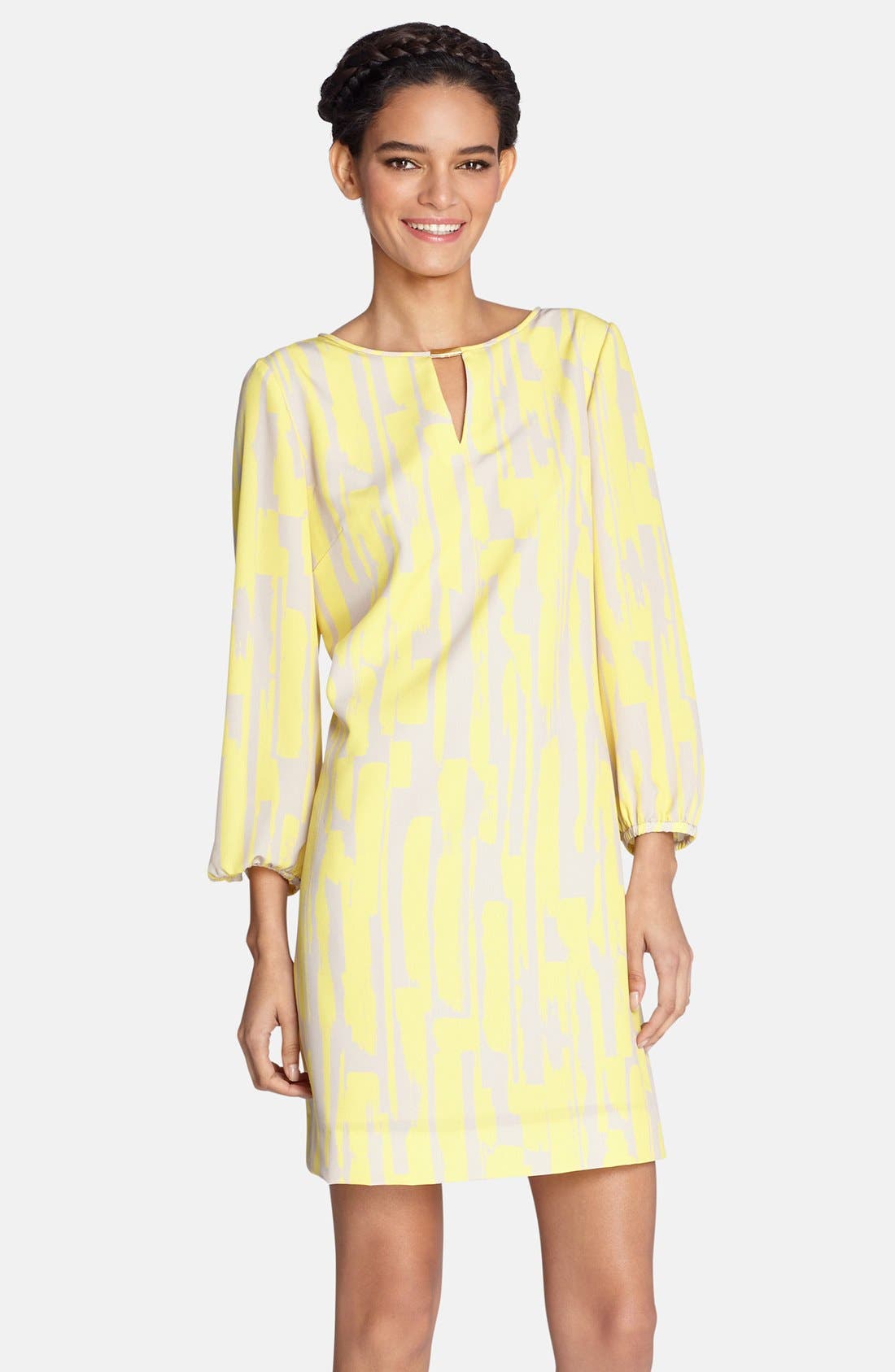 Tahari Print Crêpe De Chine Shift Dress | Nordstrom