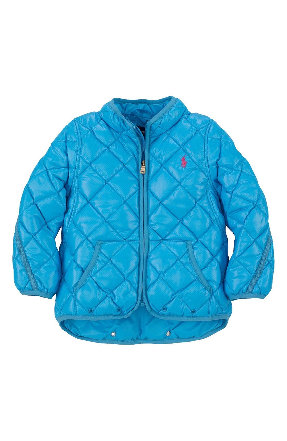 Ralph Lauren Quilted Nylon Jacket (Baby Girls) Nordstrom