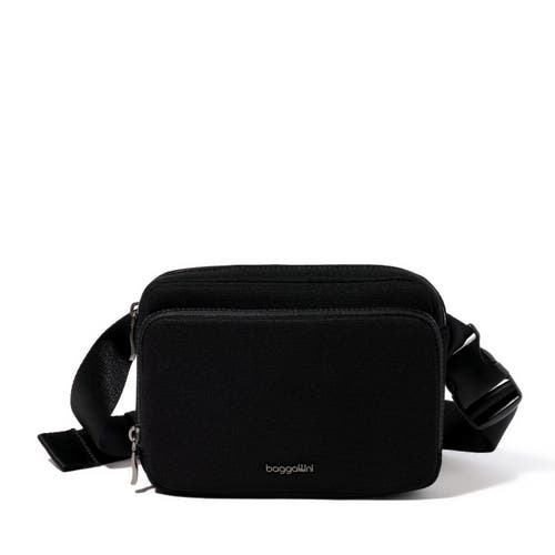 Shop Baggallini Modern Belt Bag Sling In Black Neoprene