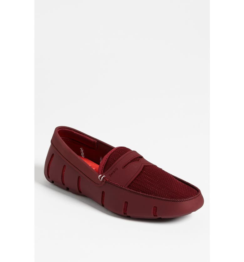 SWIMS Penny Loafer, Main, color, BURGUNDY