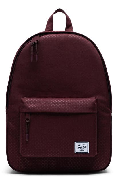 Herschel Supply Co Classic Mid Volume Backpack - Purple In Plum Dot Check