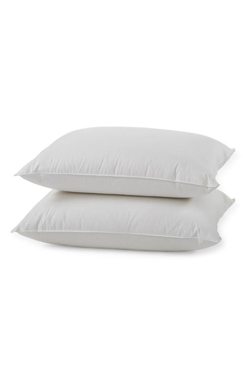 Coyuchi Feather & Down Pillow in White at Nordstrom
