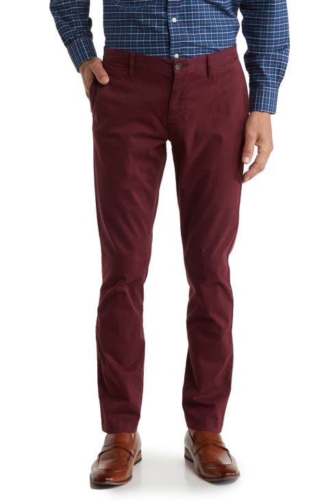 Burgundy Chinos with Burgundy Pants Relaxed Outfits In Their 20s (4 ideas &  outfits)