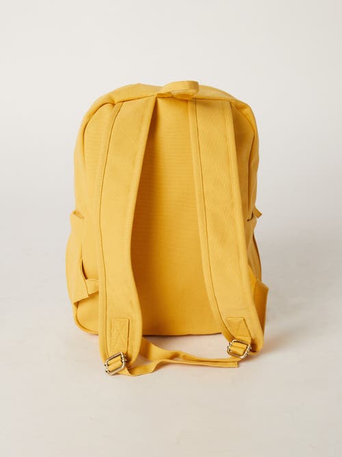 Terra Thread Sustainable Backpack For School And Everyday Use In Mustard Yellow