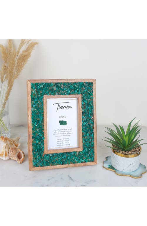 Tiramisu Sea Of Green Onyx Picture Frame In Green