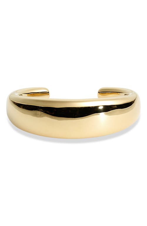 Shop Lie Studio Lié Studio The Emma Cuff Bracelet In Gold