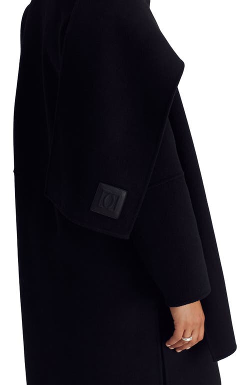 Dawn Levy Claude Scarf Coat In Black