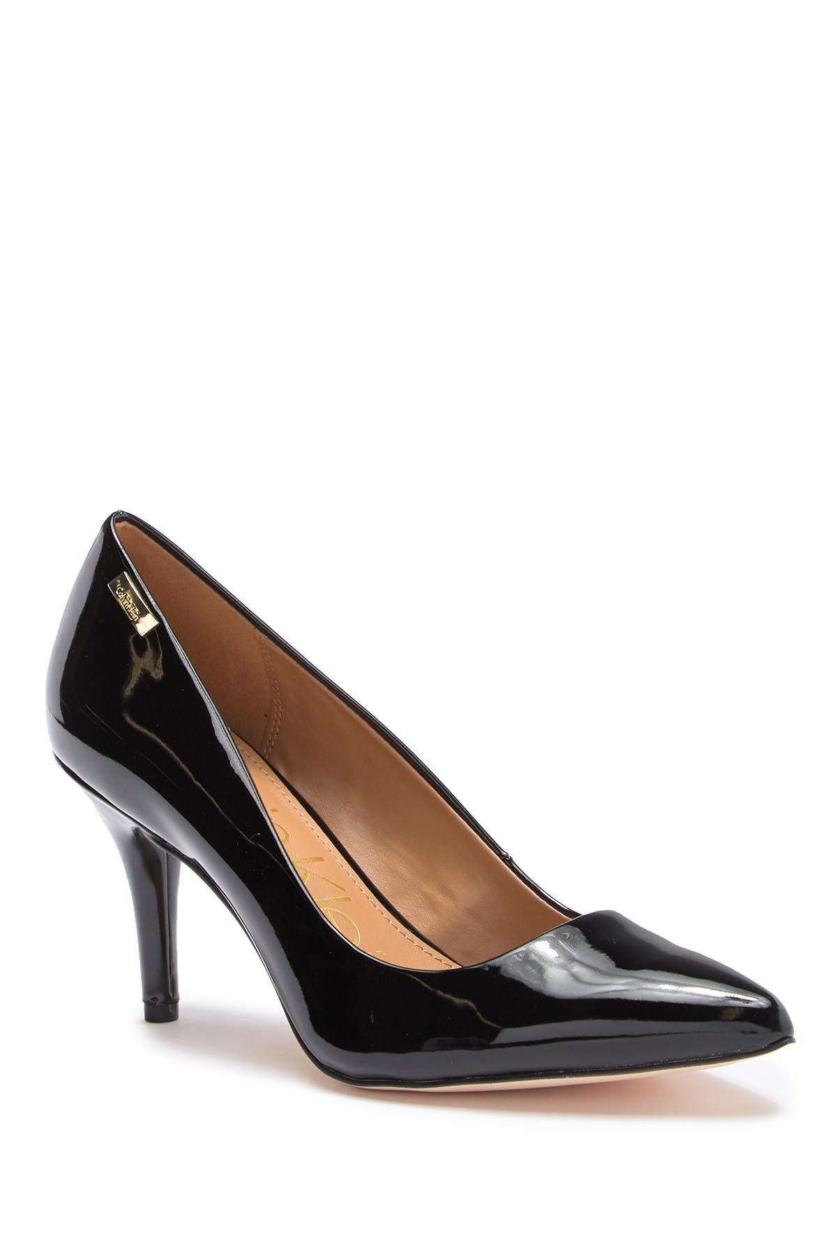 calvin klein patent leather pumps