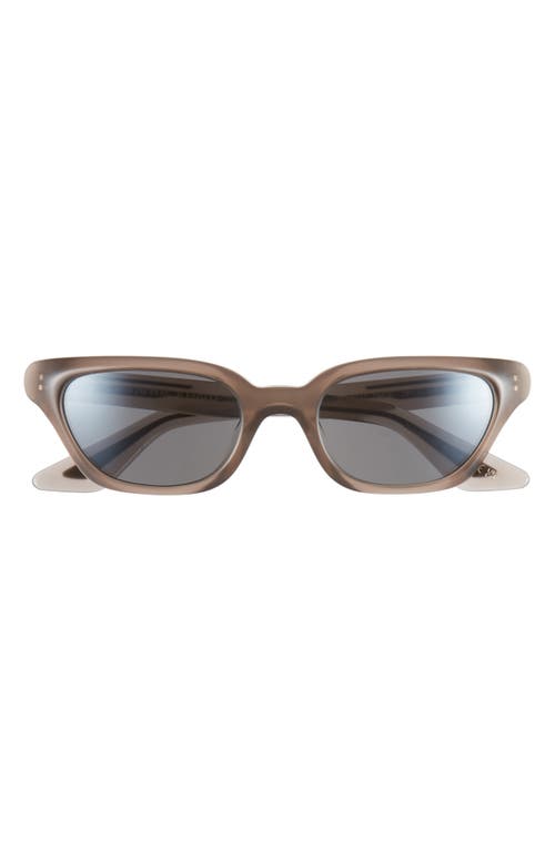 Oliver Peoples x KHAITE 1983C 52mm Rectangular Sunglasses in Taupe at Nordstrom