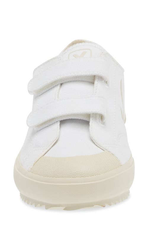 Shop Veja Kids' Small Ollie Sneaker In White/pierre