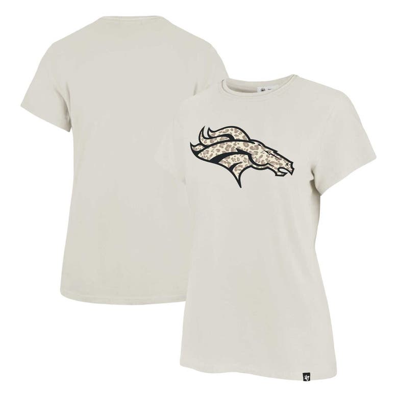 Shop 47 ' Cream Denver Broncos Panthera Frankie T-shirt