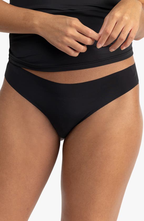 Shop Uwila Warrior Better Briefs Thong In Tap Shoe Black