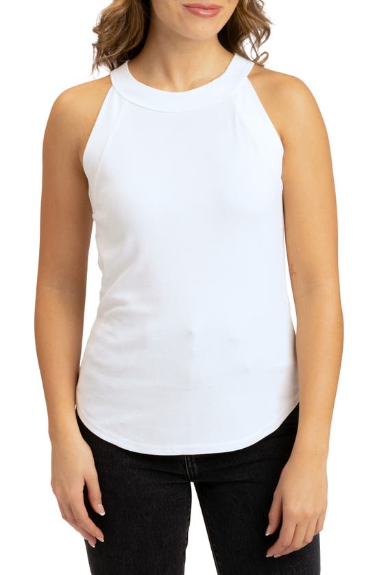 Shop Threads 4 Thought Maresia Feather Ribbed Tank In White