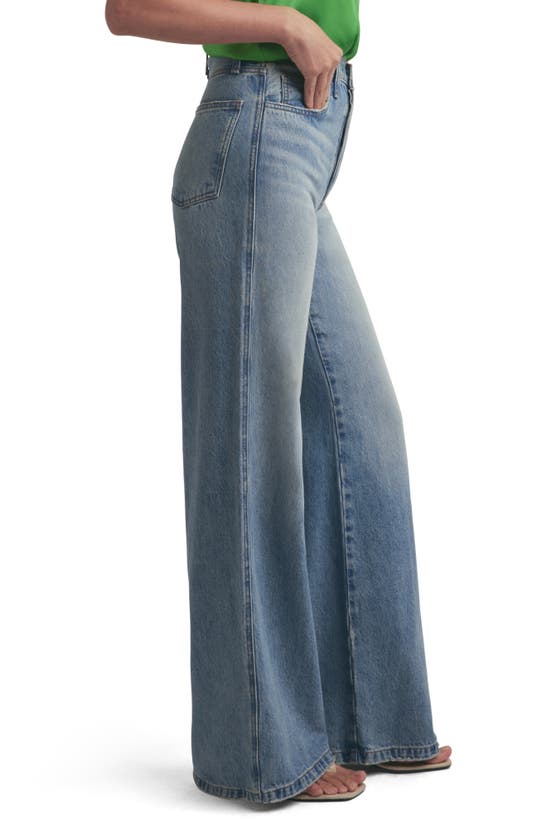 Shop Favorite Daughter The Masha High Waist Wide Leg Jeans In Margate