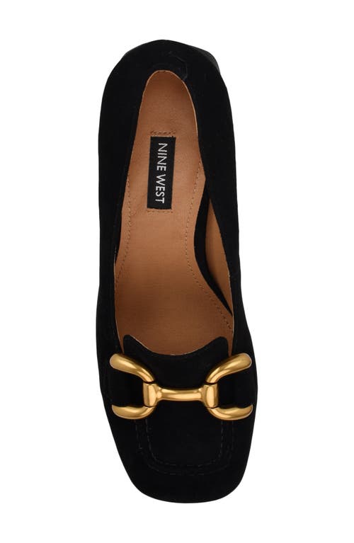 Nine West Veepe Bit Loafer Pump In Black