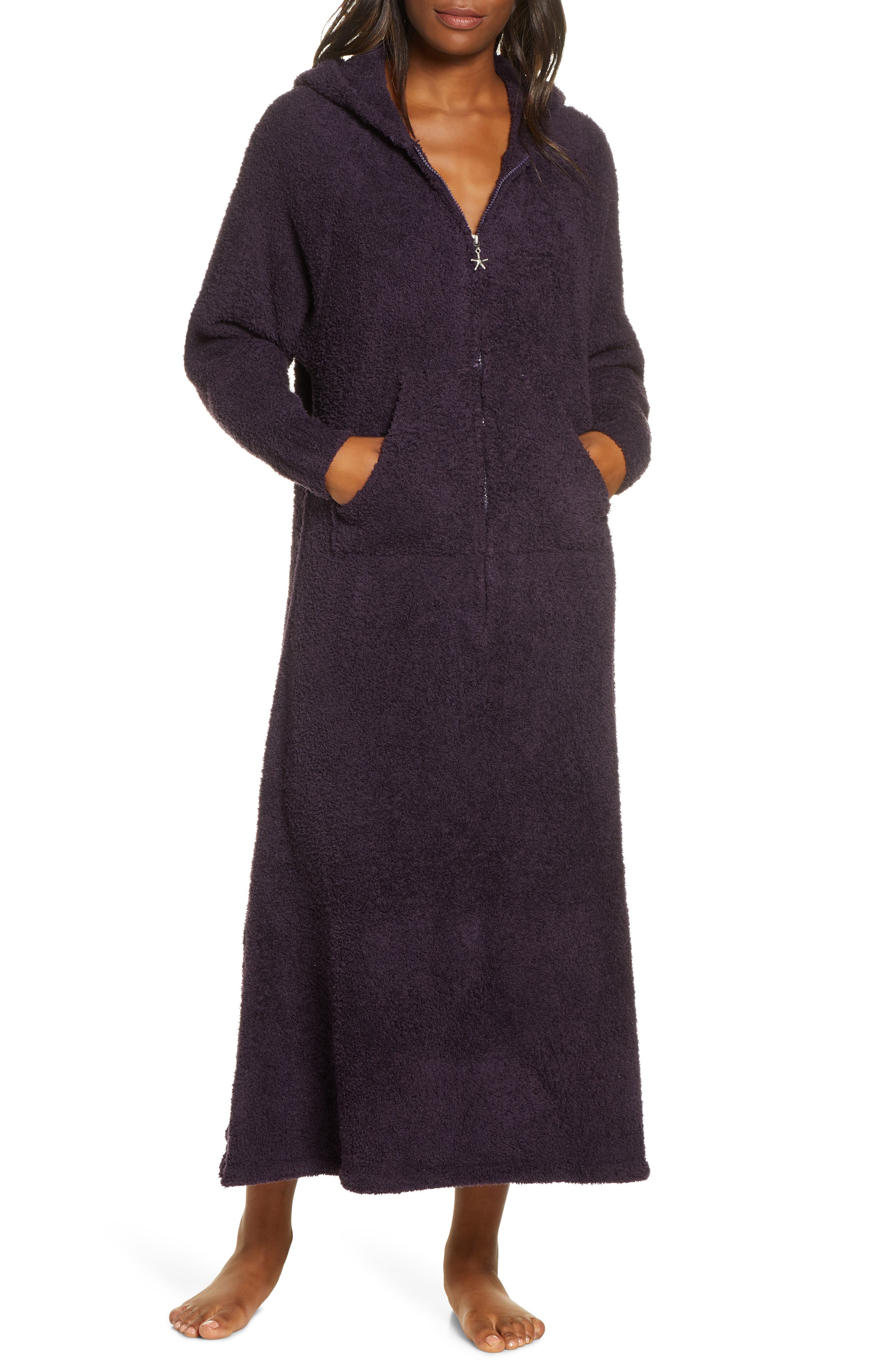 Barefoot Dreams® CozyChic® Hooded Zip Robe Nordstrom