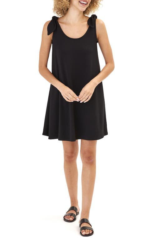 Nuri Tie Strap Dress in Black