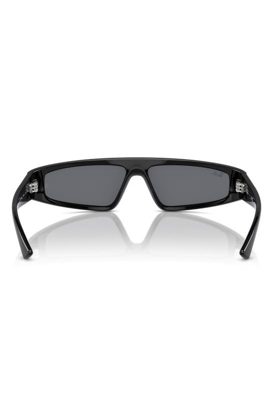 Shop Ray Ban Ray-ban Izaz 59mm Wraparound Sunglasses In Black