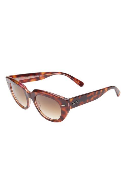 Ray Ban Ray-ban 52mm Gradient Square Sunglasses In Clear
