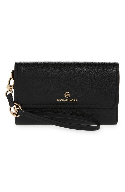 Michael Kors Jet Set Charm Phone Wristlet in Black