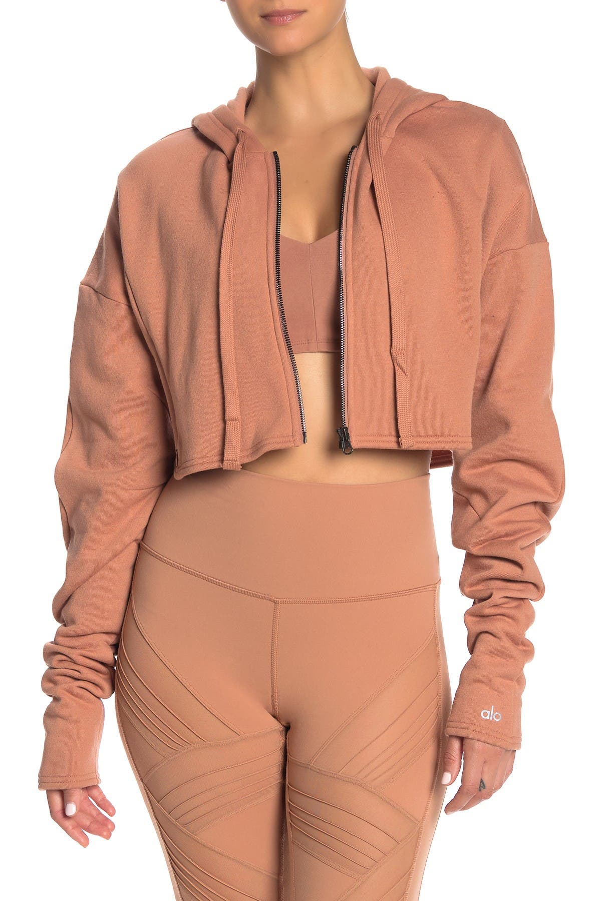 extreme crop hoodie