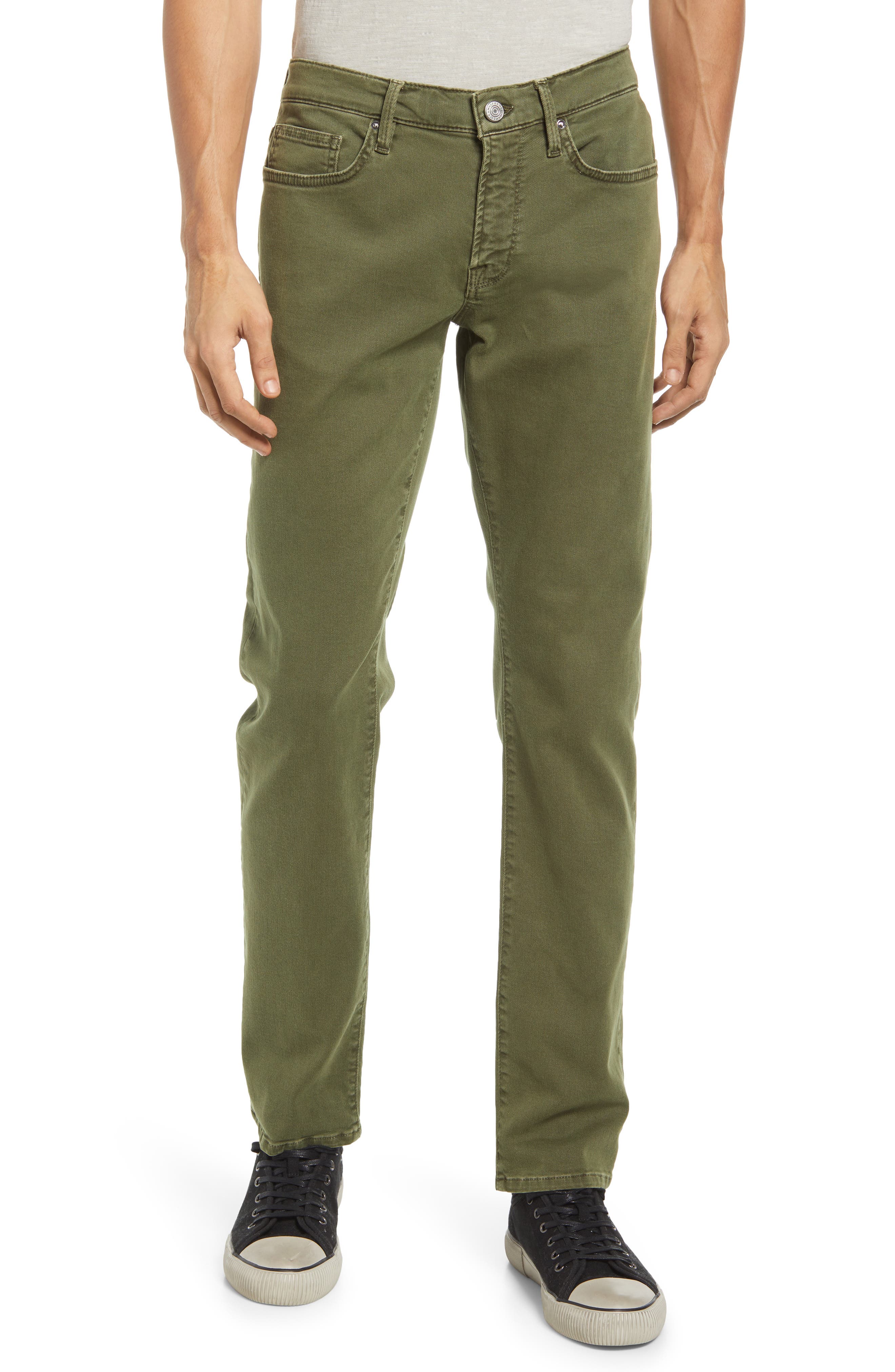 olive green jeans for men