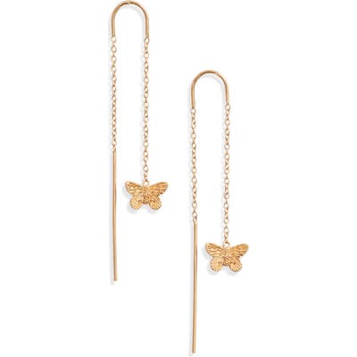 Olivia Burton Butterfly Thread-Through Earrings