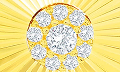 Shop Simona Cubic Zirconia Heart Pendant Necklace In Gold