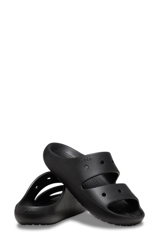 Shop Crocs Classic V2 Water Resistant Sandal In Black