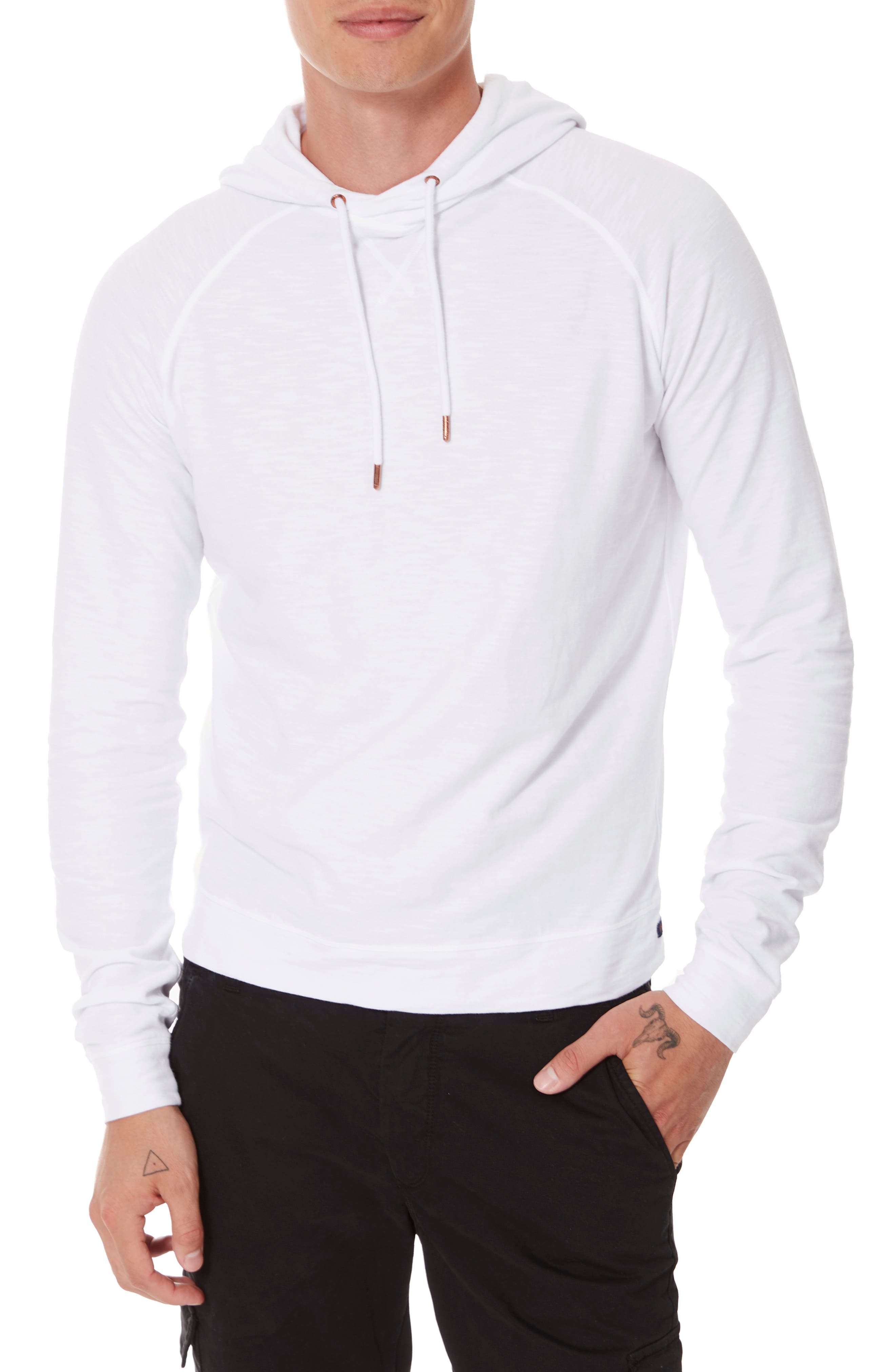 white mens sweatshirt