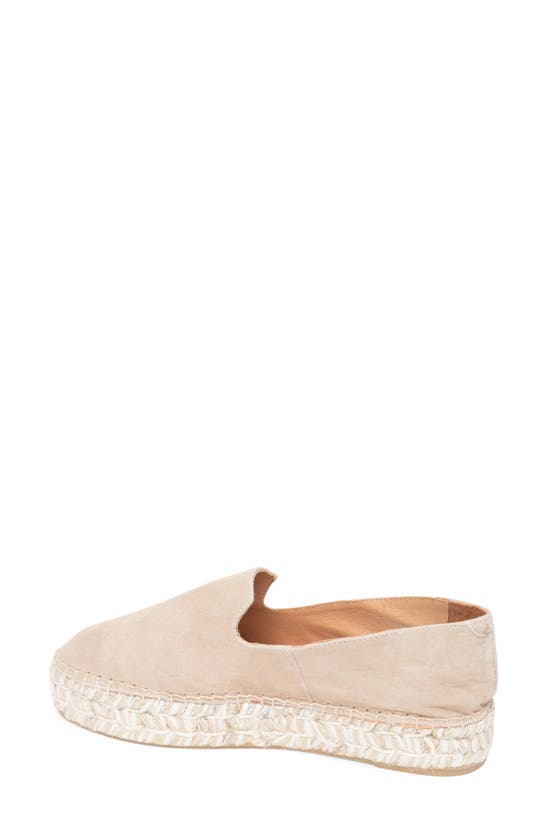 Shop Patricia Green Avery Platform Epsadrille Flat In Beige