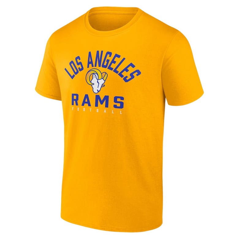 Los Angeles Rams Fanatics Branded Long and Short Sleeve Two-Pack T-Shirt -  Royal/White