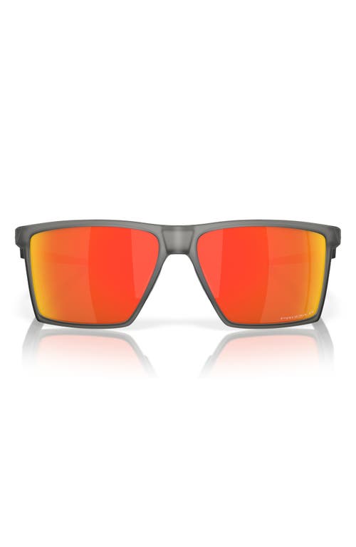 Oakley Futurity Sun 57mm Polarized Square Sunglasses in Ruby at Nordstrom