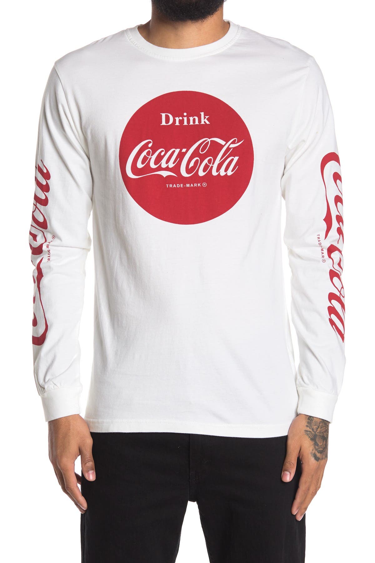 coca cola long sleeve shirt