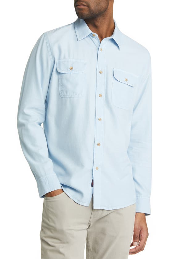 Faherty Island Life Button-up Shirt In Sky